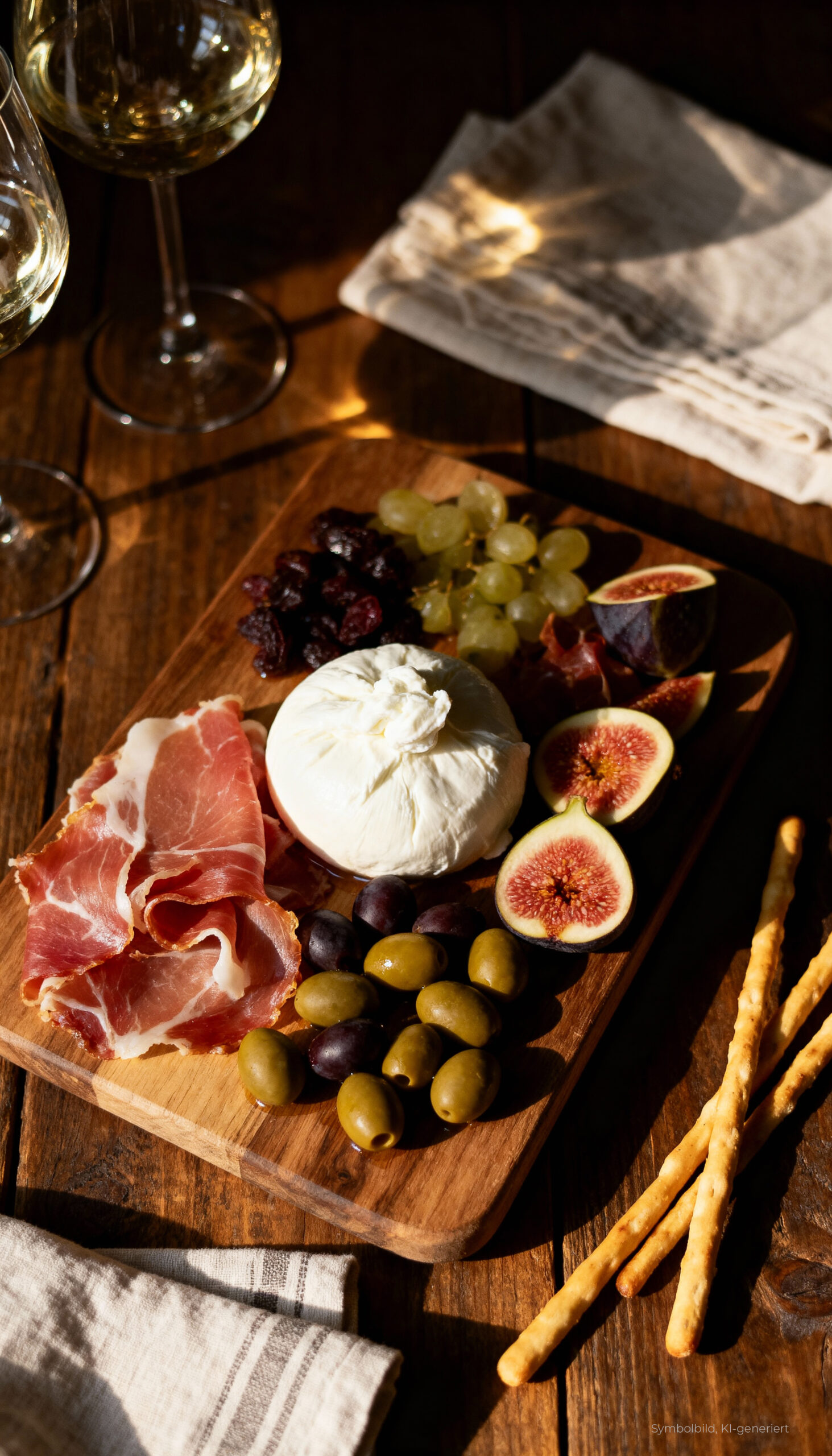 La Taverna Schwäbisch Hall Antipasti Platte - Symbolbild KI generiert
